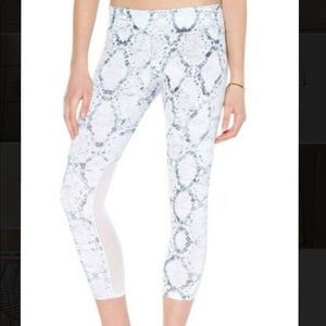 Varley Snakeskin Cropped Leggings, Size 1